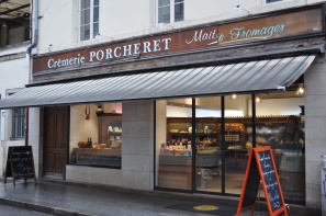 Cremary Porcheret specialty shop, cheeses, creams, rue Bannelier, Dijon