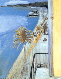 Henry Matisse painting, 1918: The bay of Nice, Nice, France