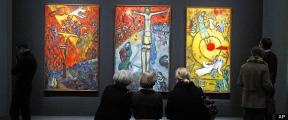 Marc Chagall, Chagall between War and Peace, Exhibit, Paris, France from the Guardian